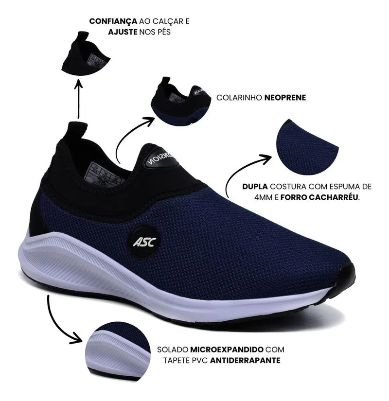 Tênis Ortopédico Masculino ConfortWalk™